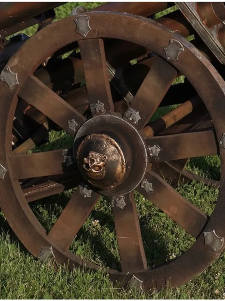 Hellbuster - Toy Cannon on wheels for larp - Warhammer - larping - larp cannon