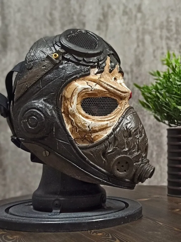 Horror Scary Mask / Japanese Kamikaze Helmet / Airsoft Accessory