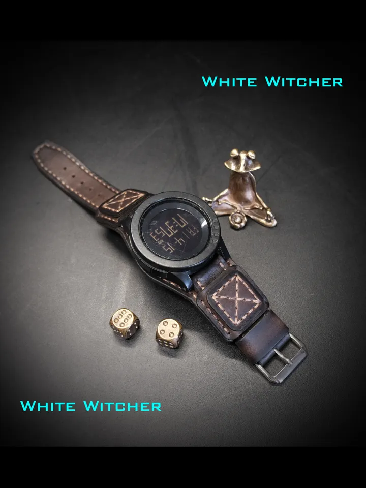 Handmade leather watch strap - wristband made to order.
