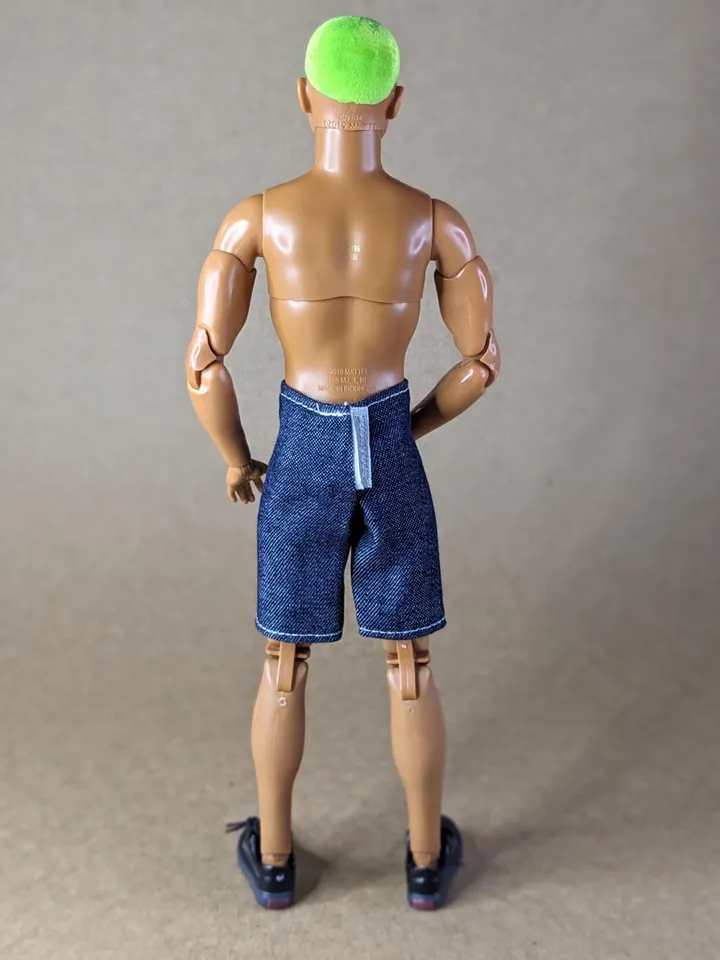 Blue shorts for 12 inch fashion male dolls