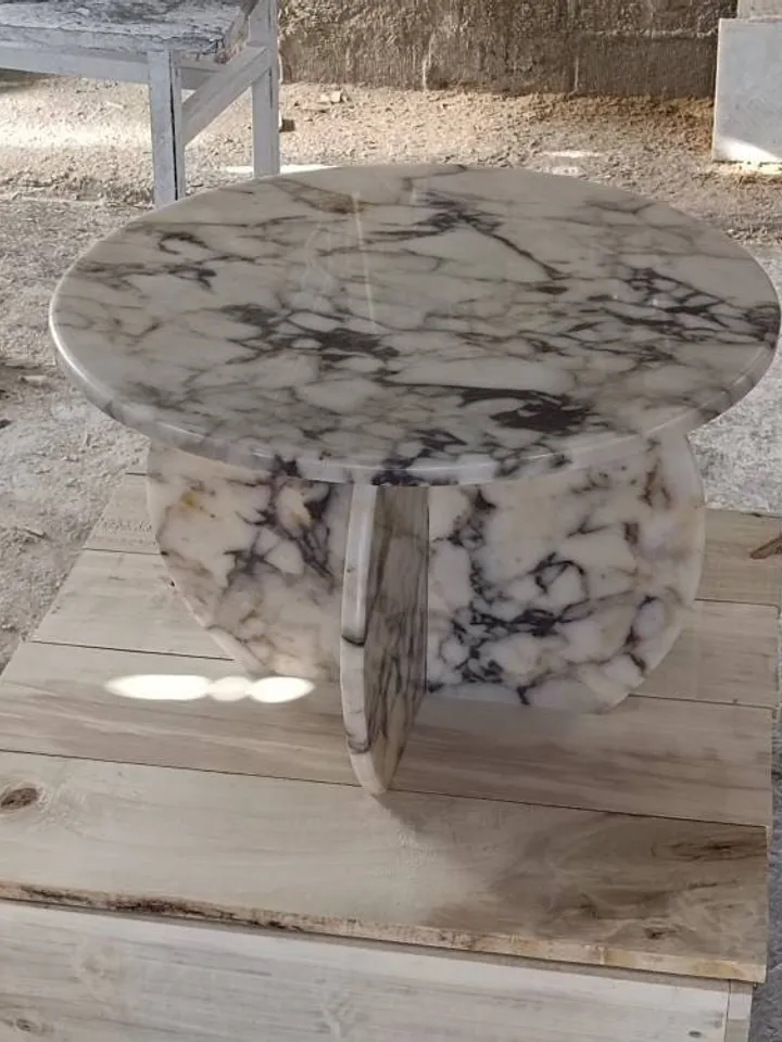 Calacatta Viola Marble Coffee table, Center table, handmade Free shipping, fast shipping, custom design,italy model