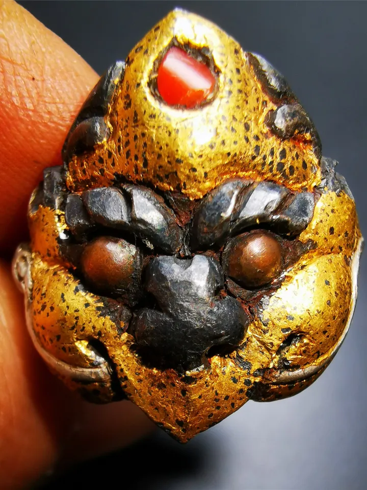 Gandhanra Unique Handcrafted Men's Ring, Tibetan Buddhist Garuda Ring,Made of Pure Gold Filled and Silver Filled,Protection Jewelry