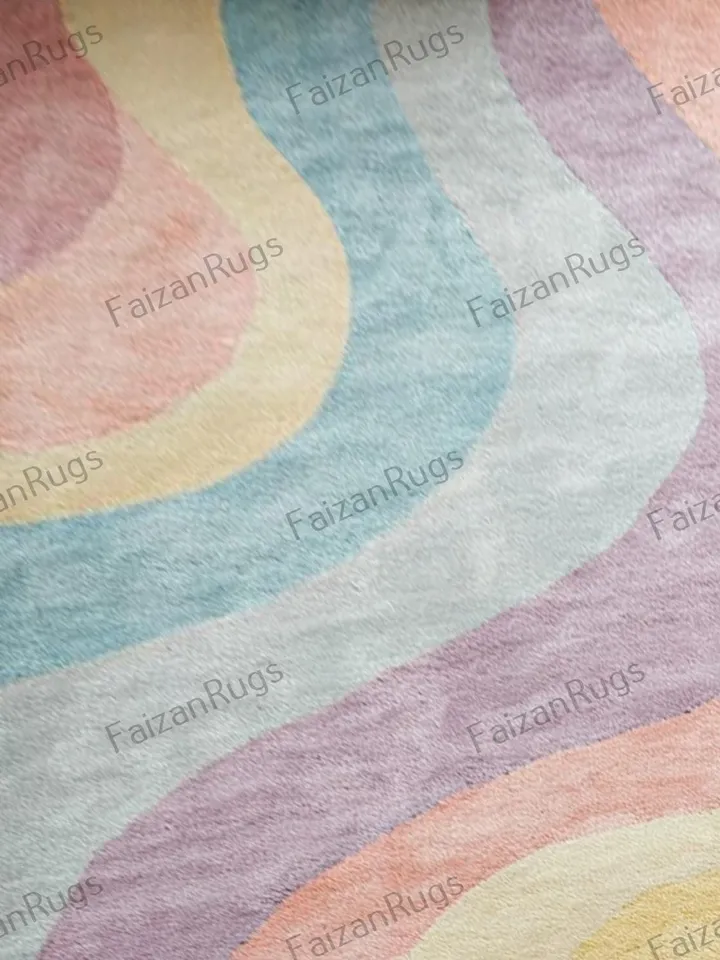 Buy multi color rug, kids rug, area rug, Rainbow, living room, Dining decor, Bedroom rug, 9x12,10x14,6x9, rugs for kids room, colorful rug