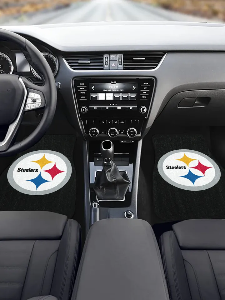 Pittsburgh Steelers Front Car Floor Mats Set of 2