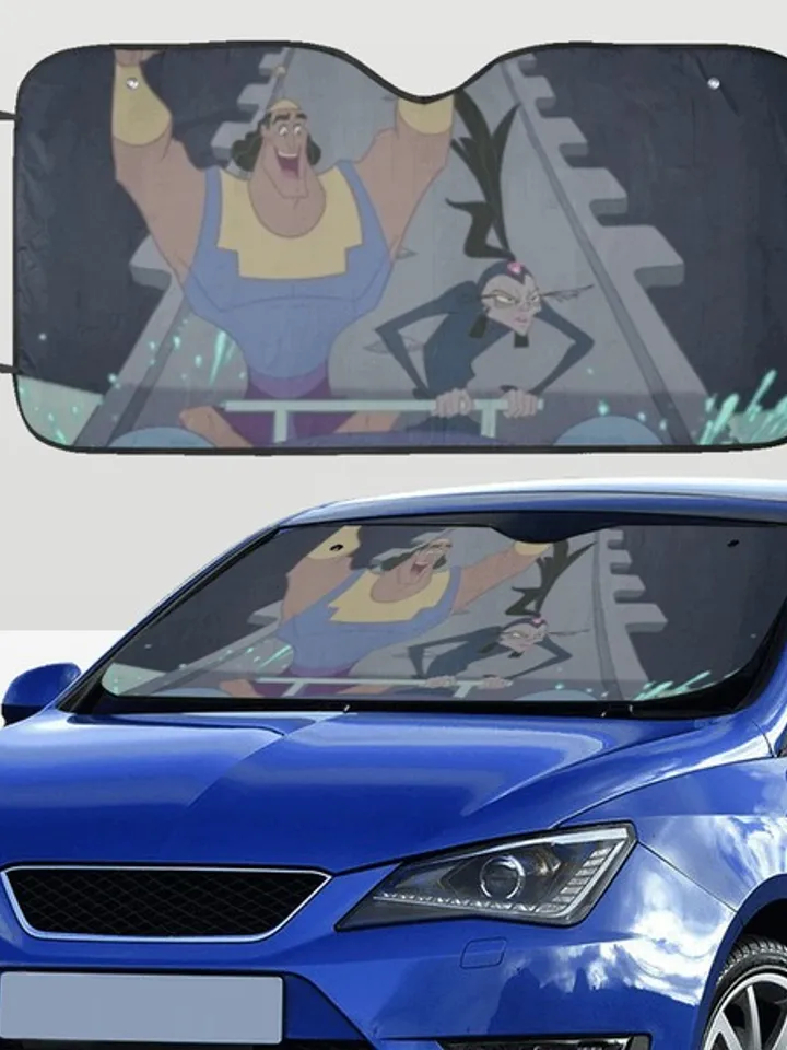 Kronk And Yzma Car SunShade