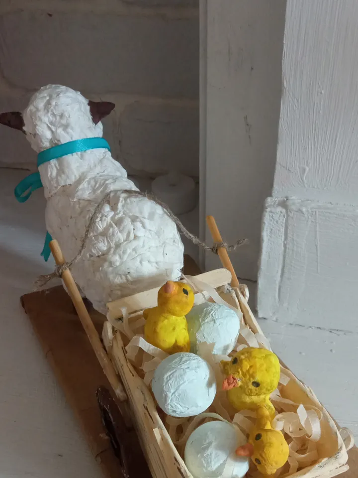 Easter sheep handmade/Easter decor/Easter decoration/Christmas decoration/holidays gifts/Christmas gifts/family souvenir