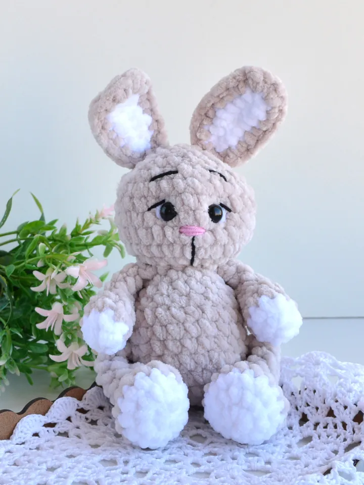Crochet pattern bear and bunny, Easy pattern bear, Plush bunny pattern, Amigurumi toy pattern, Handmade stuffed bear