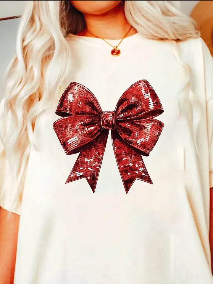 Coquette Christmas png Coquette bow png Christmas girly png Glitter bow png Sequins Holiday png Merry xmas Retro Christmas png Disco