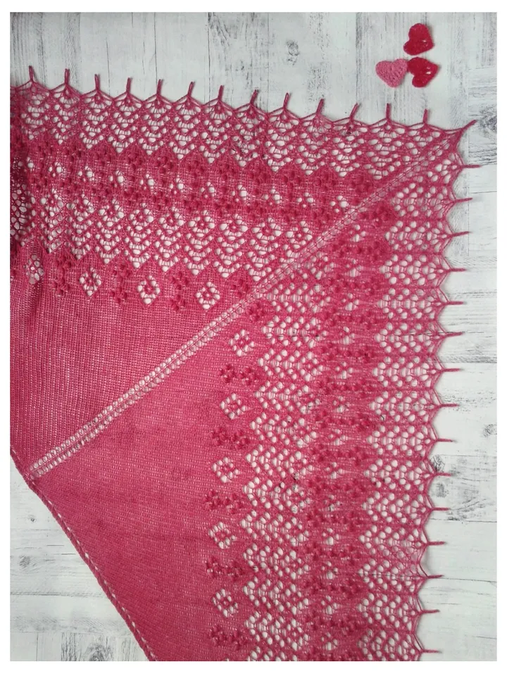 Lovely Lobelia Shawl Knitting Pattern Exquisite Lace