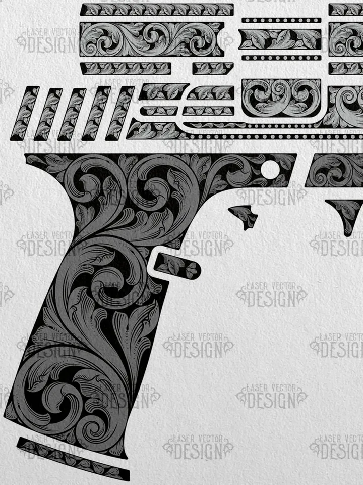 VECTOR DESIGN Smith & Wesson SD 40 VE Scrollwork