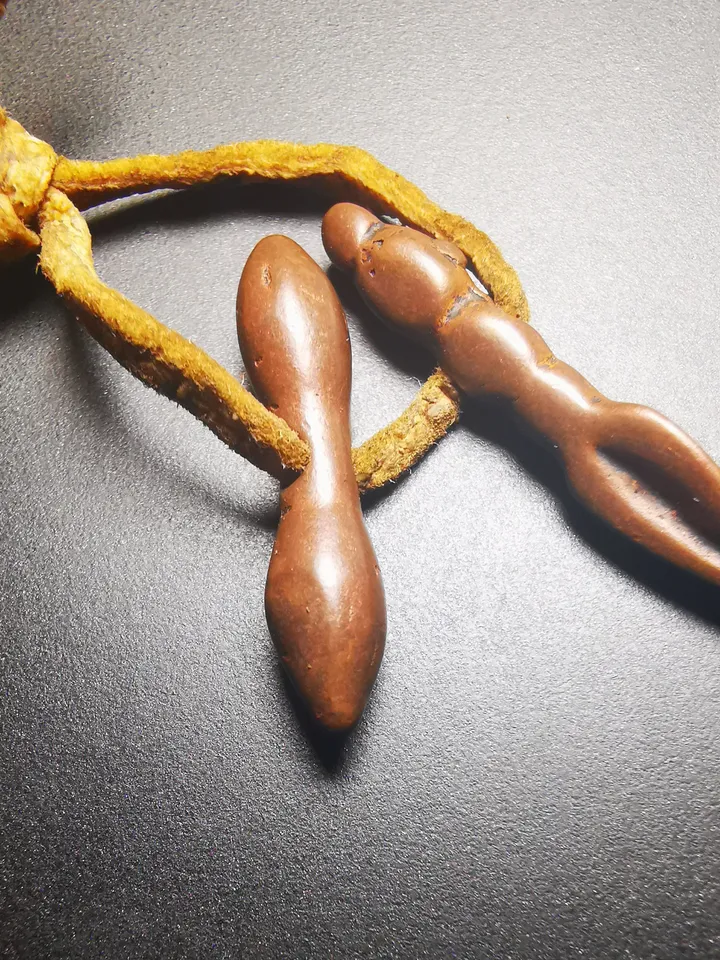 Gandhanra Antique Tibetan Amulet,Mini Vajra and Kila(Dorje Phurba), Mala Prayer Beads,Trantic Buddhism Dharma, 50 Years Old.