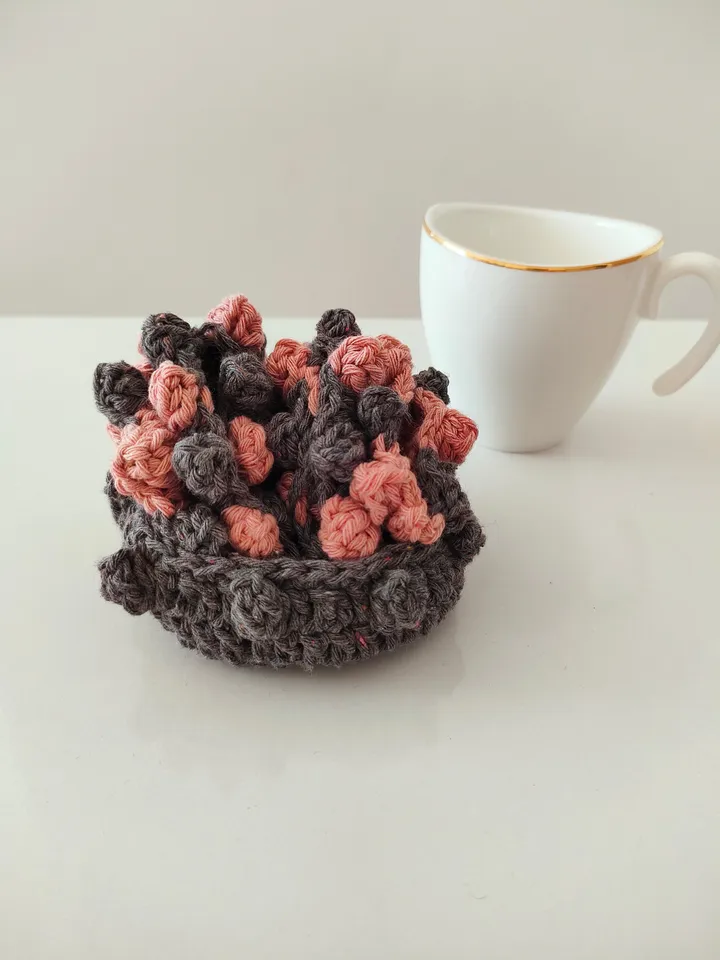 Coaster crochet pattern, flower coaster crochet, set coaster and basket crochet pattern instant download