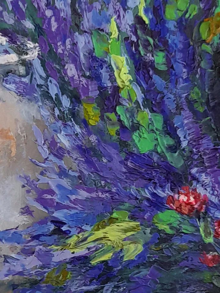 Miniature oil painting Old vessel 21x15 cm (8.28 х 6 inches)