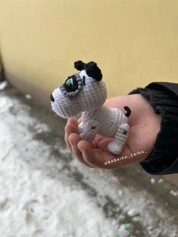 Pdf Crochet Amigurumi Robot Dog Pattern, Keychain Amigurumi Pattern, CROCHET PATTERN ONLY, crochet pattern, amigurumi tutorial, robot doll