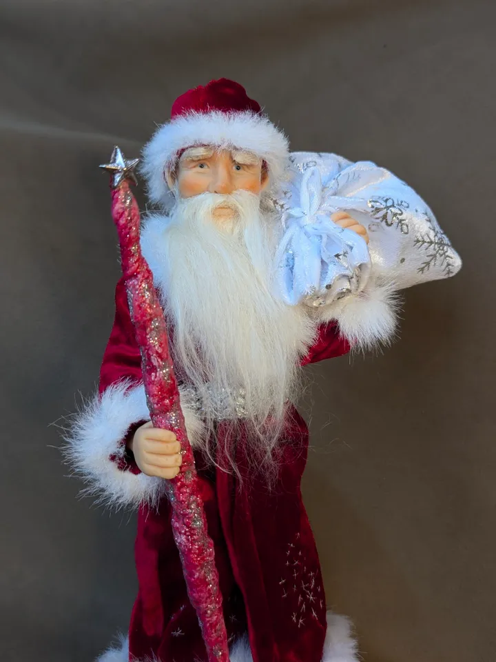 A handmade doll.