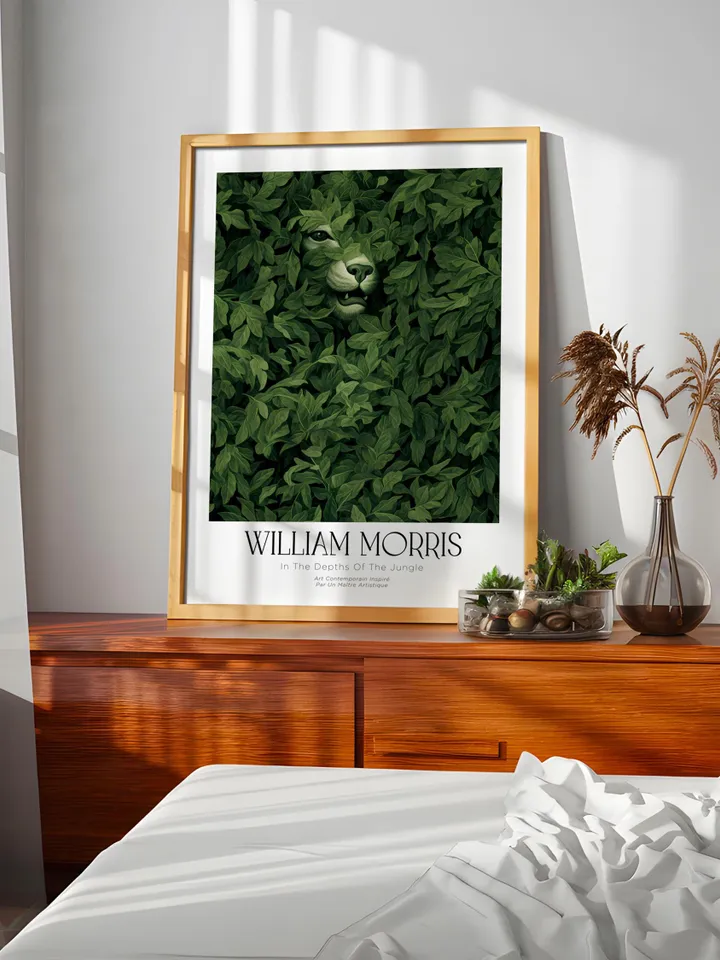 William Morris Wall Art, Vintage Botanical Print, Floral Poster Arts Decor, Digital Download, William Morris Print Digital Download AA4