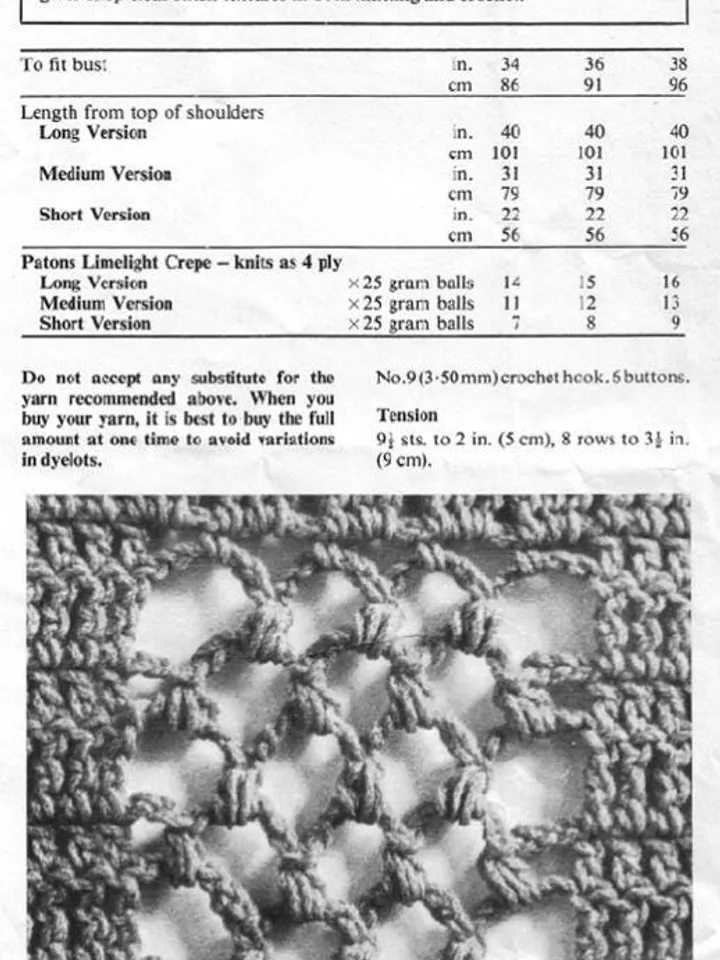 Waistcoat vest crochet pattern sleeveless cardigan long short waistcoat pattern pdf instant download