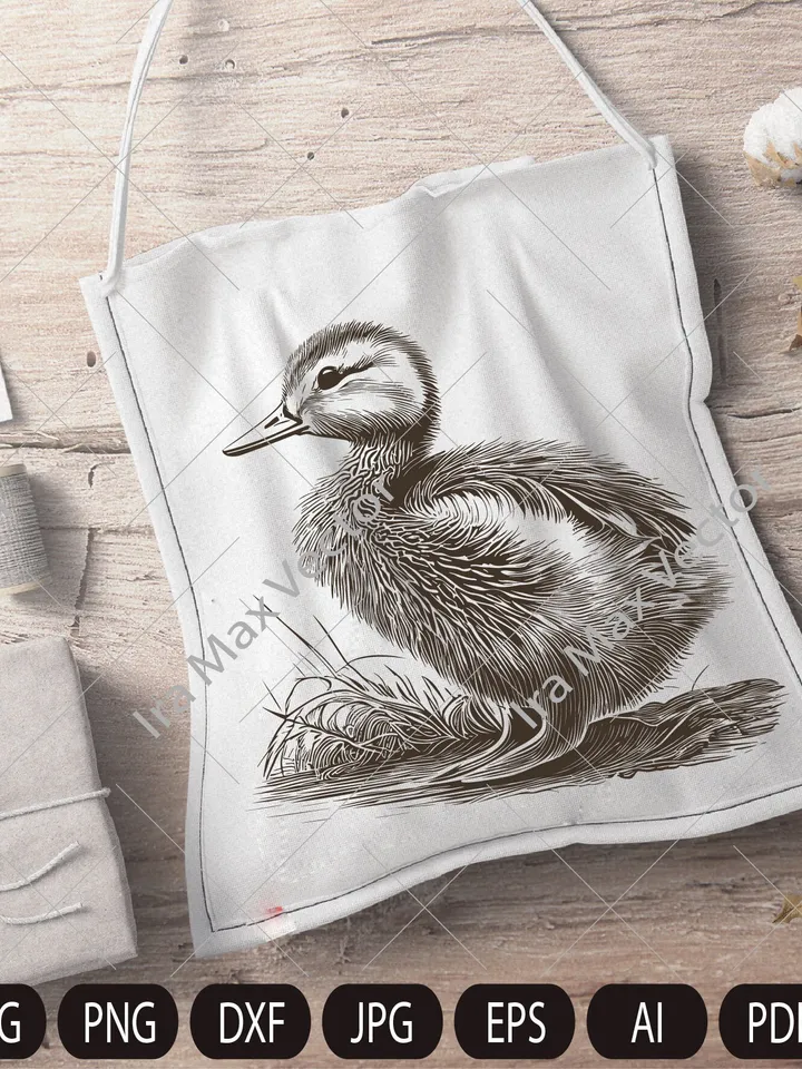Baby Duck svg, Duckling svg, Duckling Instant Download, Duckling Cut Files, Duck Print File, Duck Sublimation File, Duck Silhouette