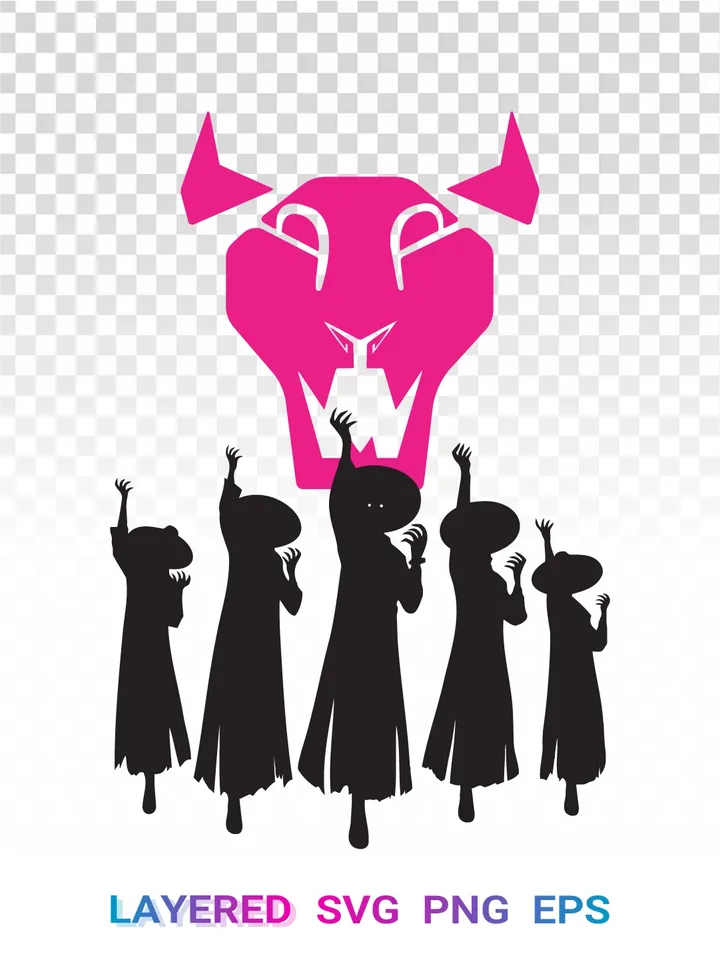 Kpop Saja Boys PNG, Korean Devil SVG, Demon Mask Clipart