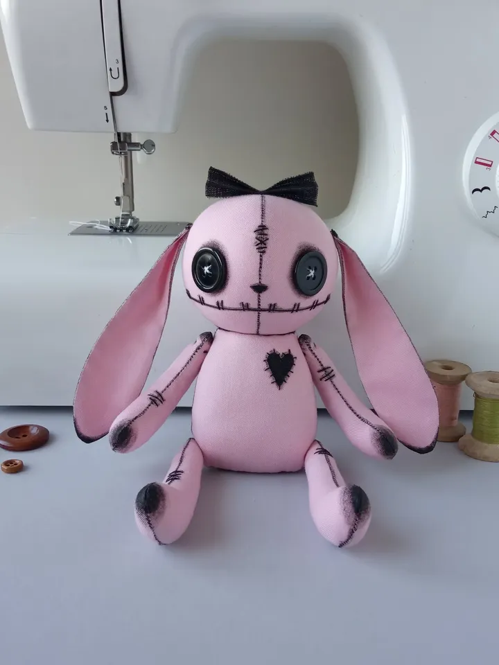 Handmade Bunny Doll – Pink