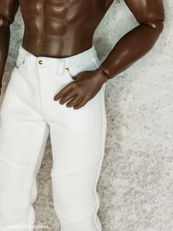 White jeans for JHD Mizi Adonis