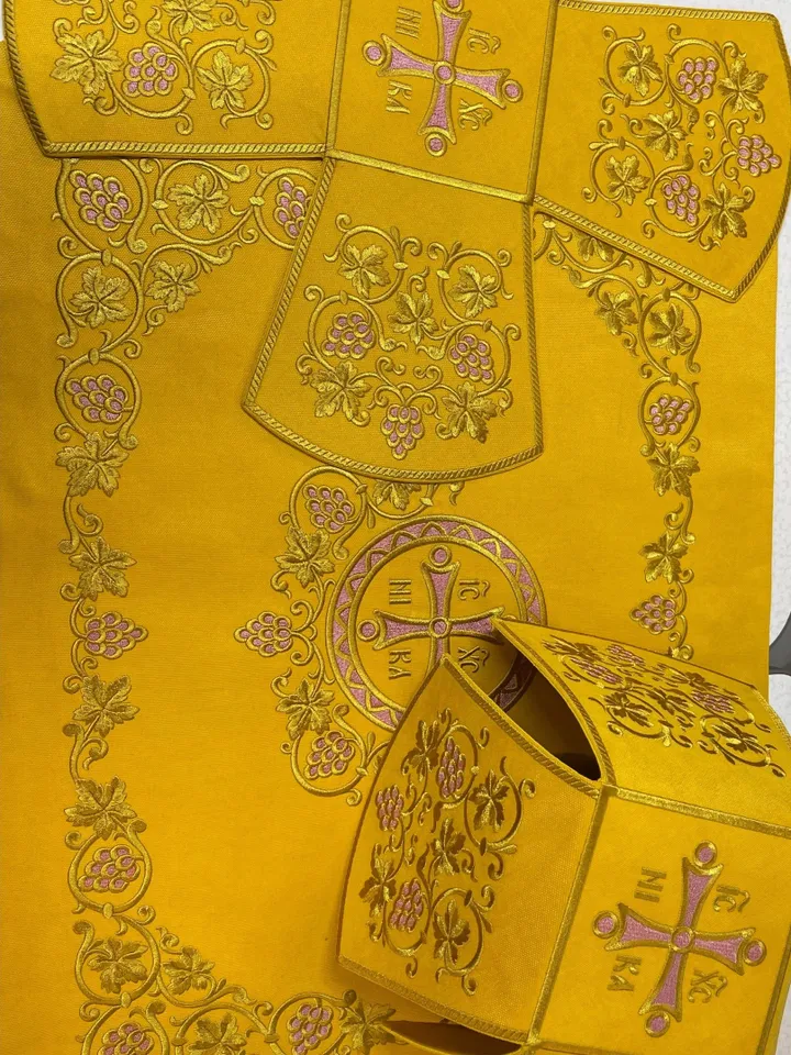 "Zograph" set of designs for machine embroidery. Liturgical set.