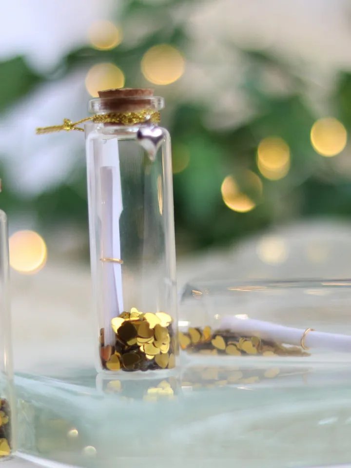 Message in a bottle , Potion vials, Wish Jars, small Cork bottles, miniature glass jars, little gift