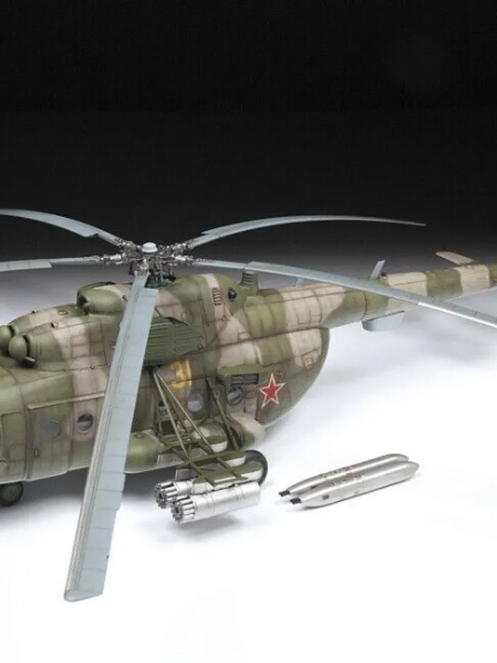 Original Zvezda 4828 Soviet Multipurpose Helicopter MIL MI-8MT Scale Model 1:48 NEW BOX