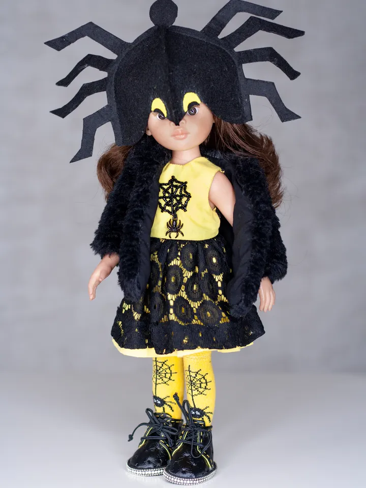 13 inch doll Halloween costume, Paola Reina doll set of clothes, Dianna Effner Little Darling, waist 13 - 14.5 cm