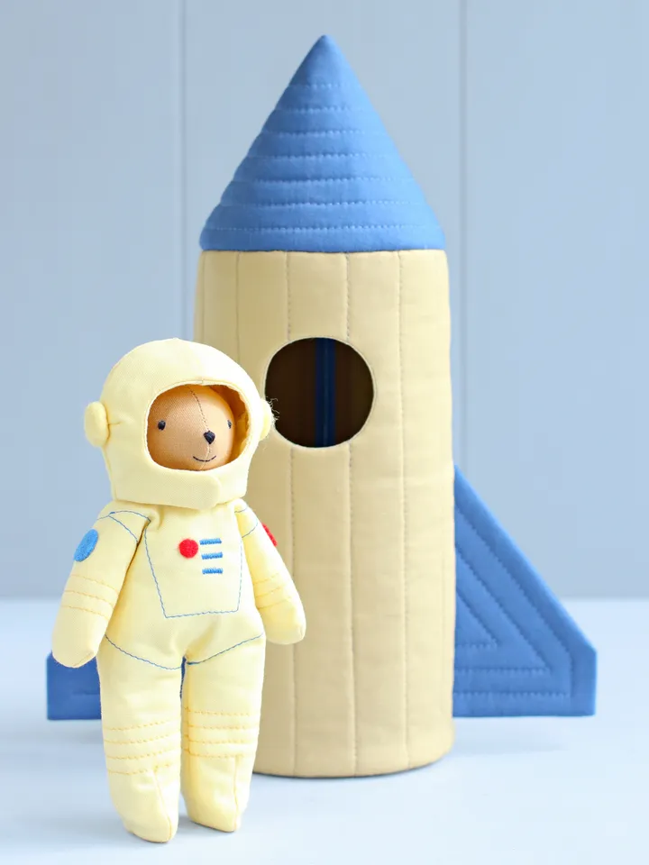 PDF Space Rocket (Space Ship) for Mini Doll Sewing Pattern