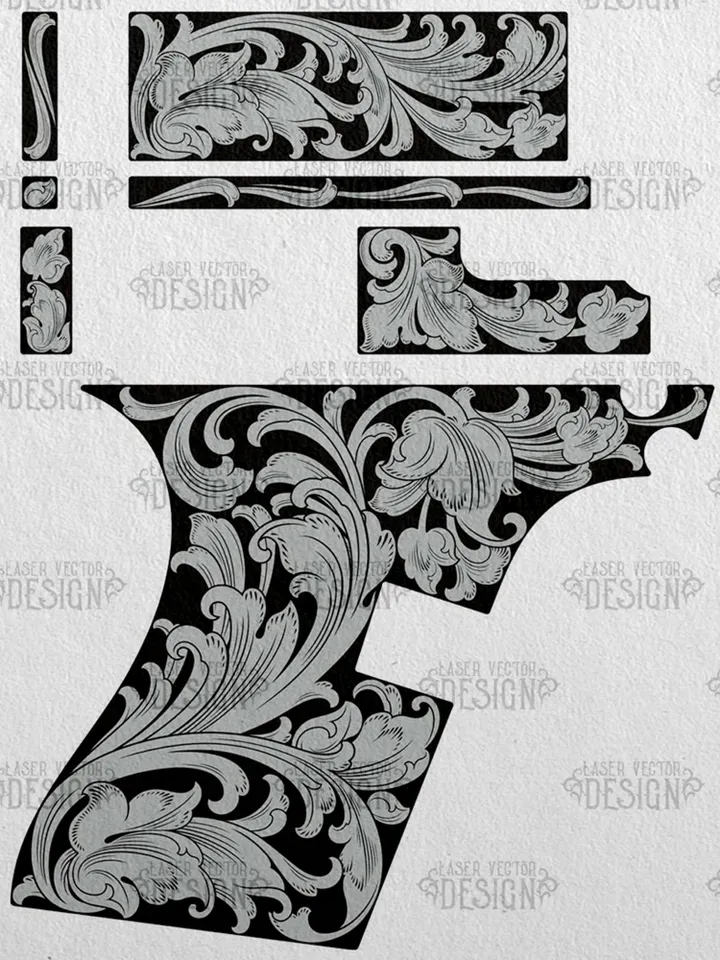VECTOR DESIGN Glock 27 gen 3 Scrollwork
