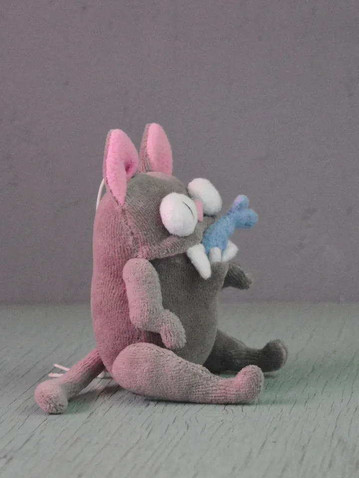 PDF Plush Toy Pattern – Fleece Cat & Dog with Accessories