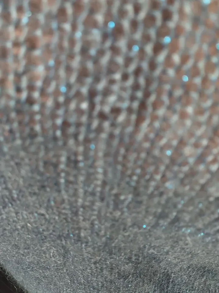 mohair jumper with lurex