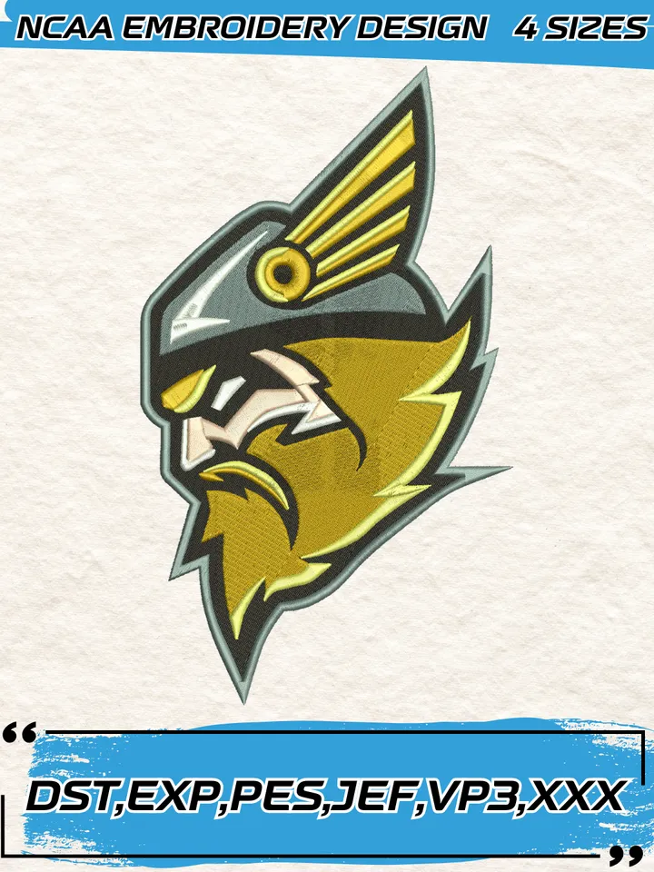 Idaho Vandals Mascot Embroidery Designs,NCAA Logo Embroidery Design,Machine Embroidery Design File,4 Sizes, Digital Download