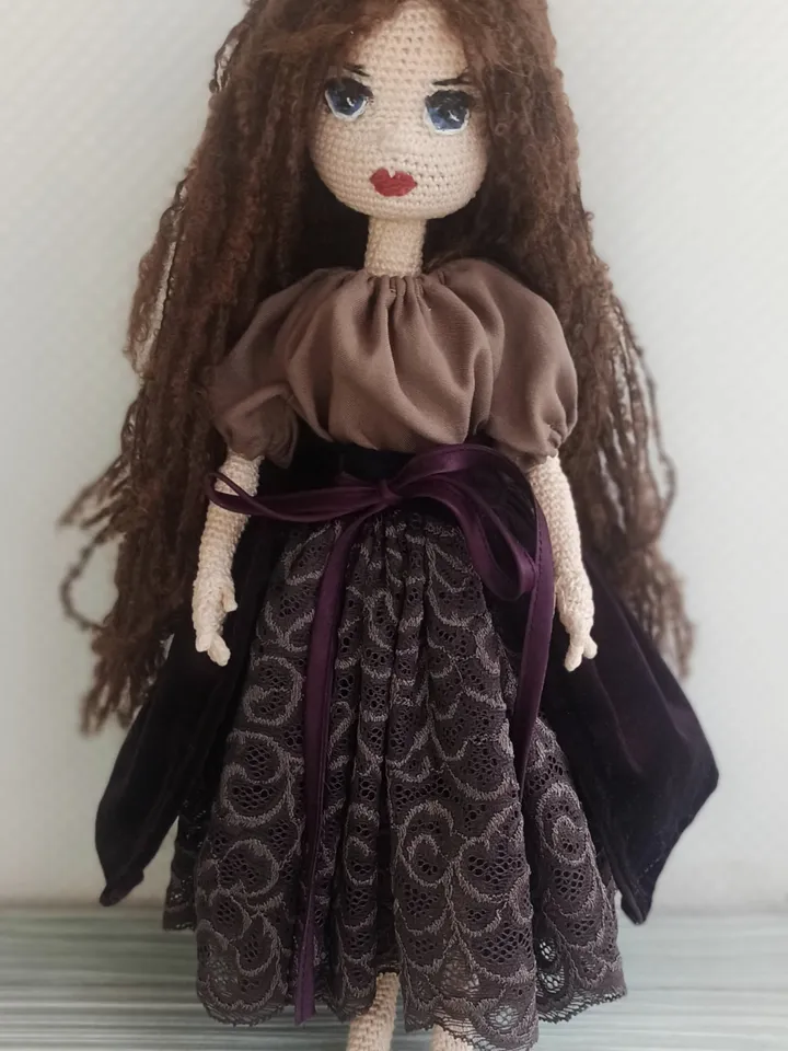 Doll body crochet pattern/ Handmade toy
