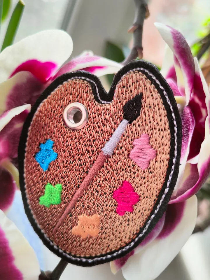 Machine Embroidery Design Artist's Palette