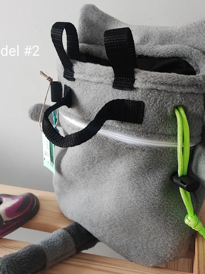 Bouldering chalk pouch bucket bag