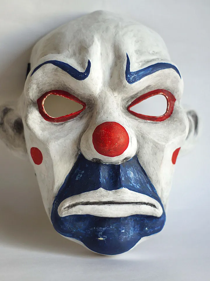 Joker Clown mask Batman The Dark Knight Adult Joker Resin Clown Mask