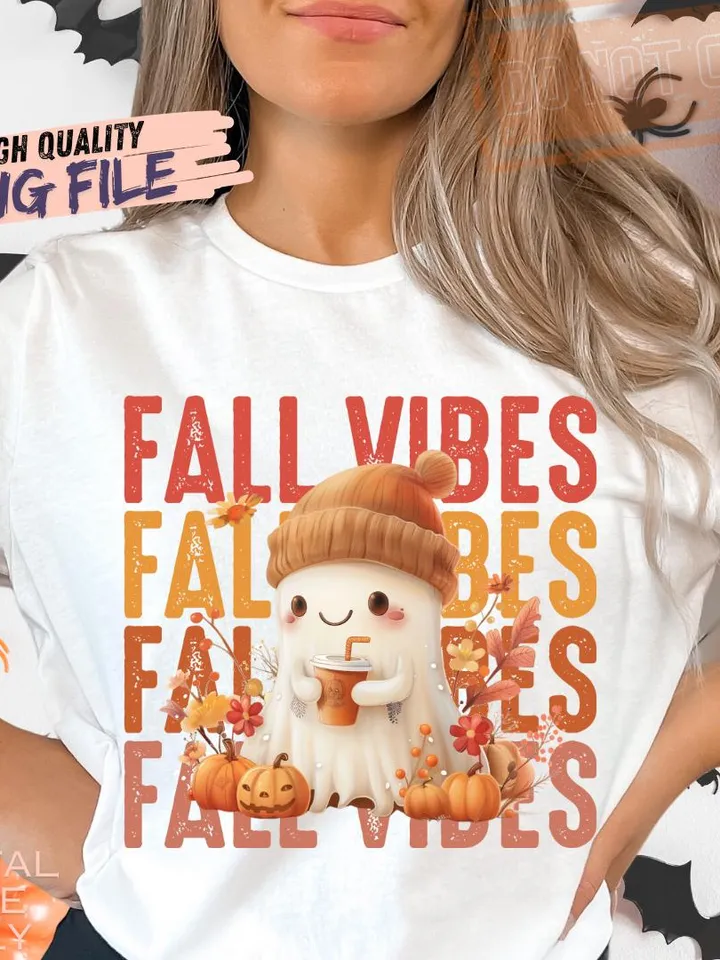 Fall Vibes Png, Retro Fall Coquette Bow Png, Fall T Shirt Png, Autumn Pumpkin Png, Autumn Sublimation png Design
