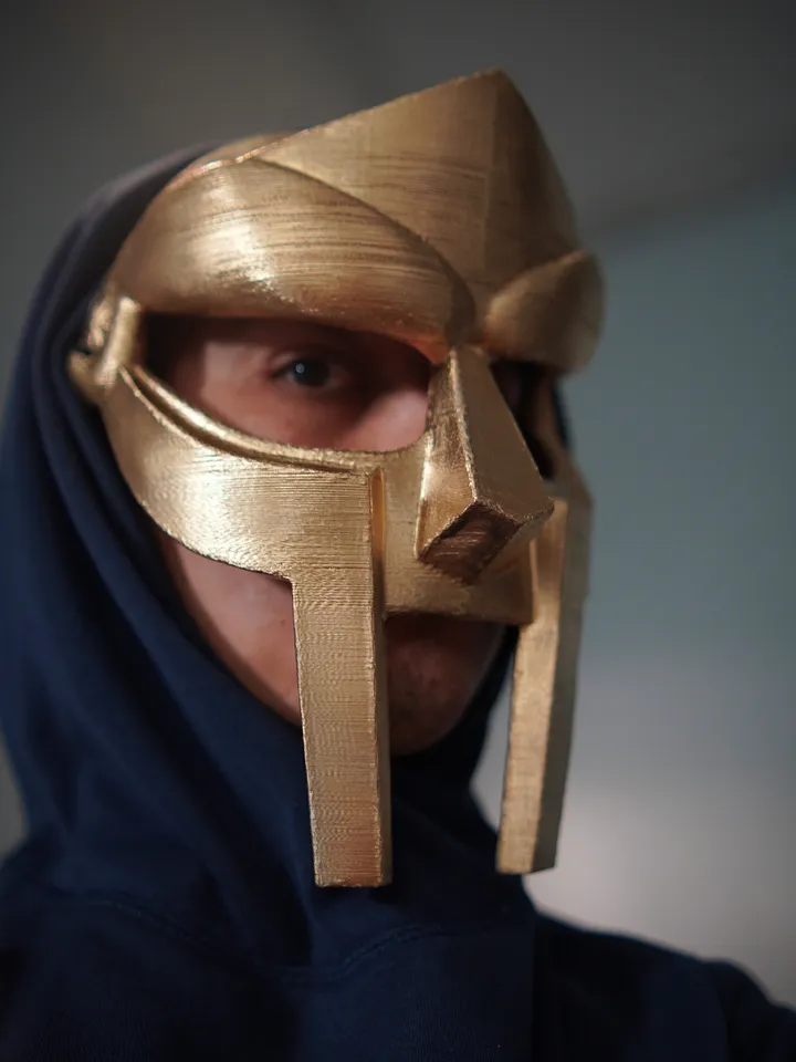 MF Doom Golden Gladiator Mask Marvel MF Doom Golden Gladiator mask