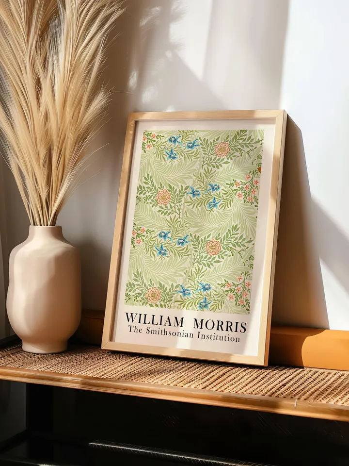 William Morris Wall Art, Vintage Botanical Print, Floral Poster Arts Decor, Digital Download, William Morris Print Digital Download 003