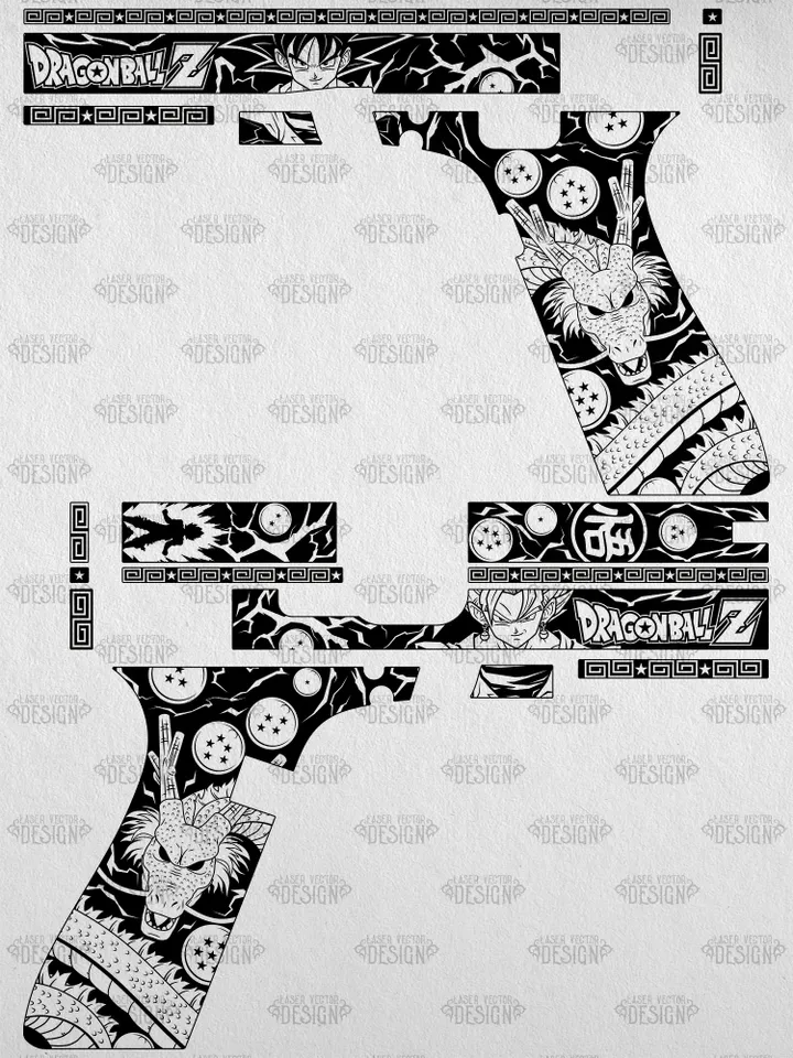 VECTOR DESIGN Glock 17 gen 3 Dragon Ball Z