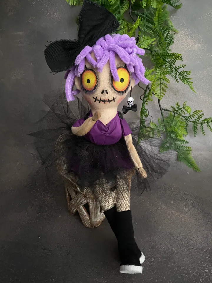 Cute creepy doll . Halloween gift