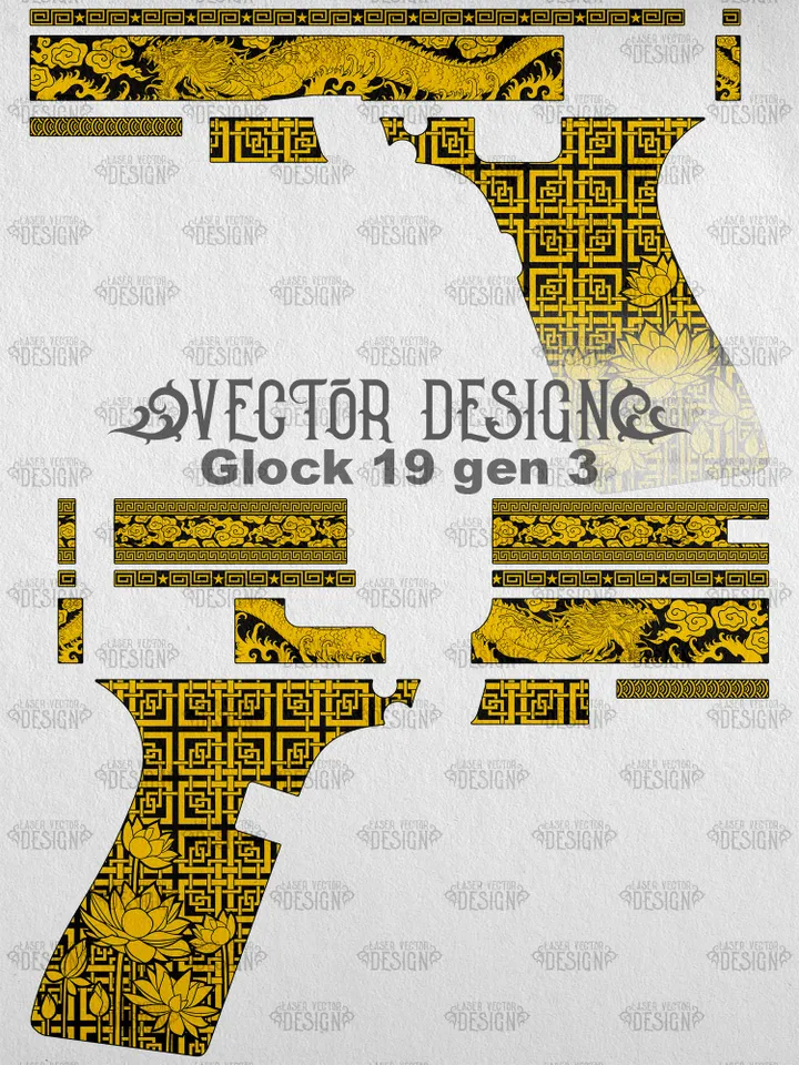 VECTOR DESIGN Glock 19 gen 3 Dragon