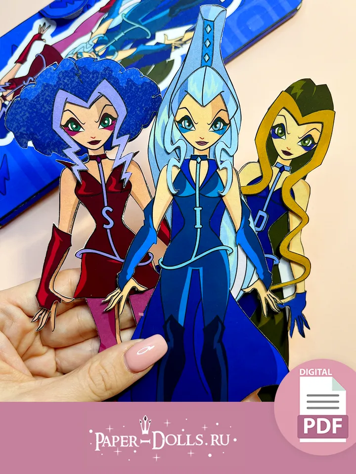 Paper dolls Fairy Trix