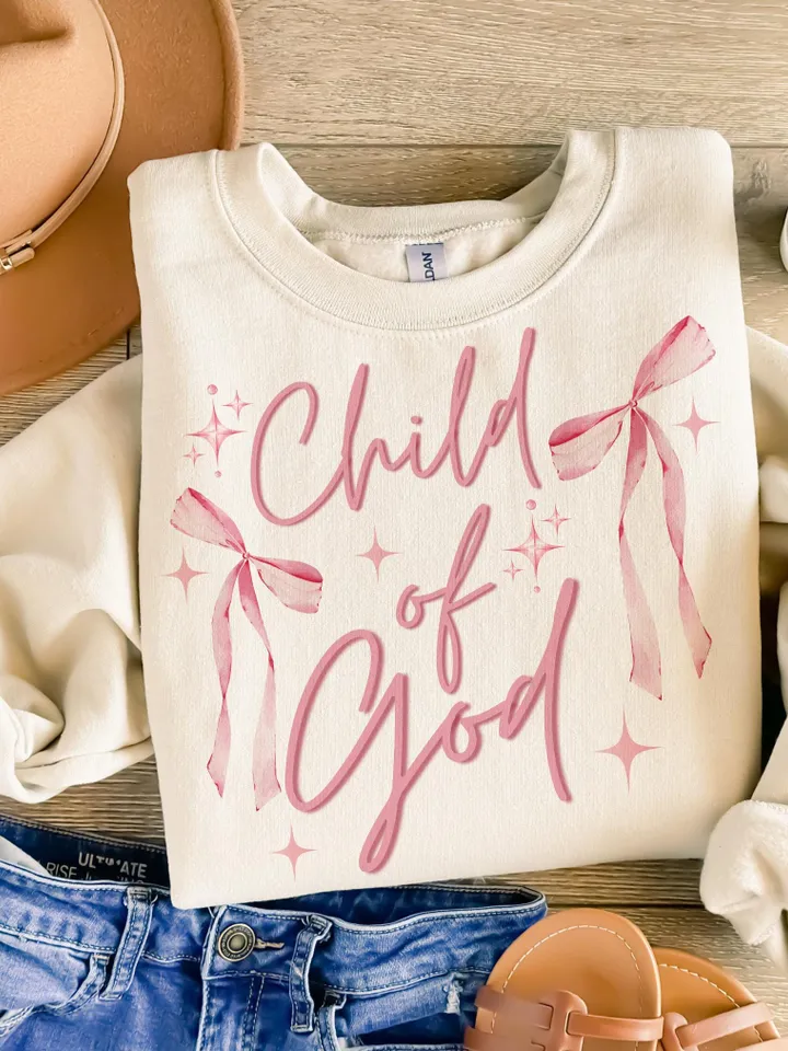 Child Of God Png, Christian Sublimation Designs, Jesus Designs, Vinyl png, Bible verse png, Biblical tee png, Retro Christian png designs