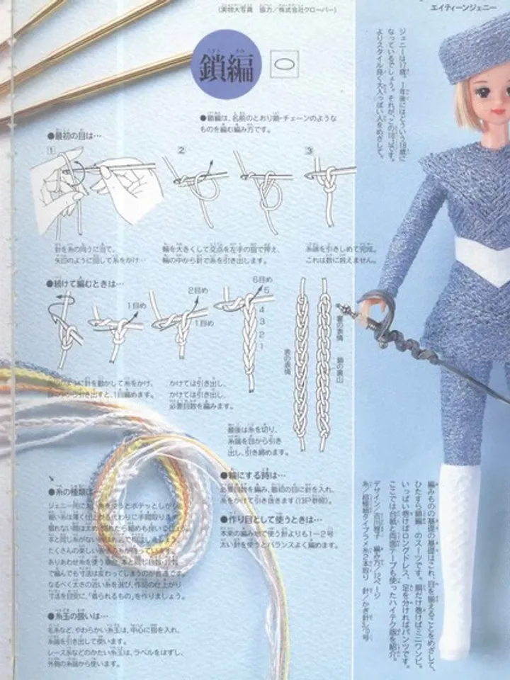 Clothes for Fashionable Dolls Japanese Magazine Sewing Pattern Wardrobe Clothes for Dolls Digital Download PDF