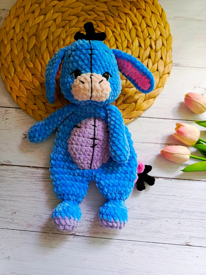 Donkey Snuggler Crochet Pattern, Eeyore Donkey Amigurumi
Amigurumi Plush Toy (PDF Eng Pattern)
