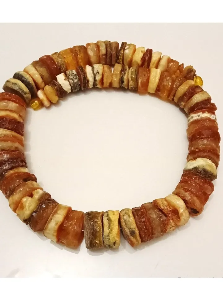 Natural Amber Statement Large Stone Beads Necklace jewelry for Women Raw Baltic Amber Healing jewelry Big Boho necklace for thyroid health and treatment