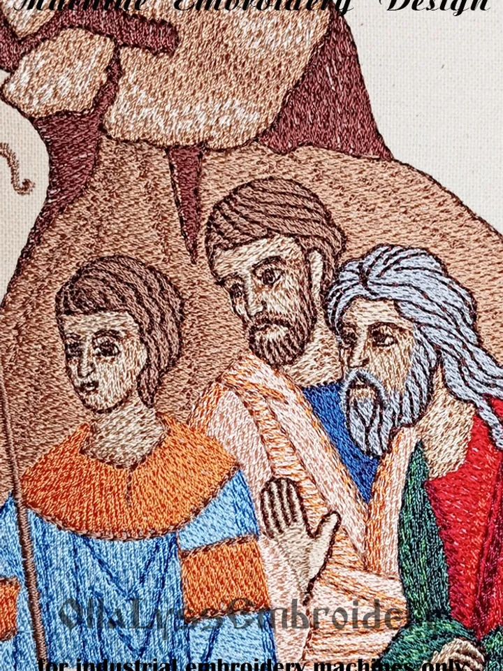The Resurrection of Jesus Christ embroidery design
